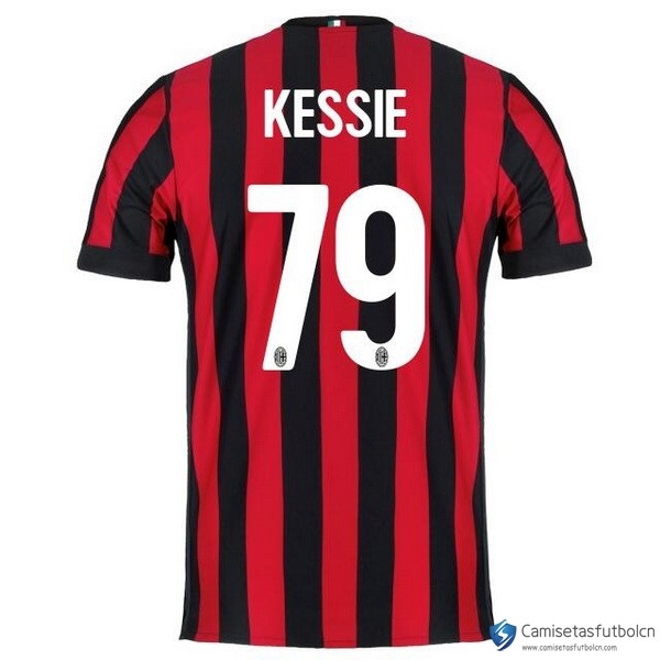 Camiseta Milan Primera equipo Kessie 2017-18